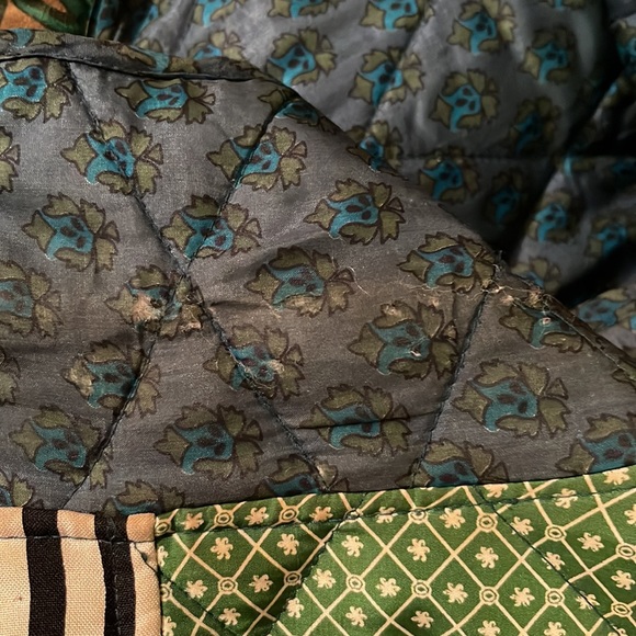 ❌SOLD❌New Patchwork silk reversible women's jacket coat size 2XL - Picture 16 of 17